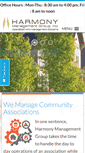 Mobile Screenshot of harmonymanagement.biz